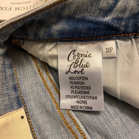 COSMIC JEAN BLUE ARIELLE SKINNY SCISSOR CUT HEM - Picture 11 of 13